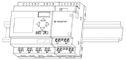 SIEMENS+6ED1 052-1CC01-0BA6型主机+安装方式2